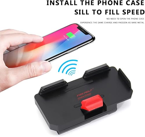 Miniatura 3 de Soporte de teléfono para motocicleta R1200GS, soporte para teléfono móvil con puertos de carga USB duales para R1200GS F800GS ADV F700GS R1250GS