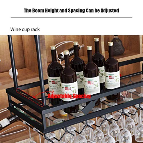 Étagère de décoration en acier inoxydable pour optimiser l'espace du bar - 4