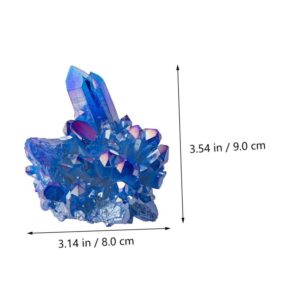 UPKOCH 3 Stück Cluster Förmige Quarz Dekorationen Geode Hängende Natursteine Ornament Natursteine Schmuck Natürliche Edelsteine Natursteine Beschläge Aquarium