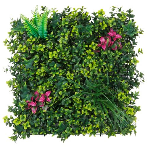 Yangrass Artificial Boxwood Wall Panels, 20''x20'' 16pcs Grass Wall Panels