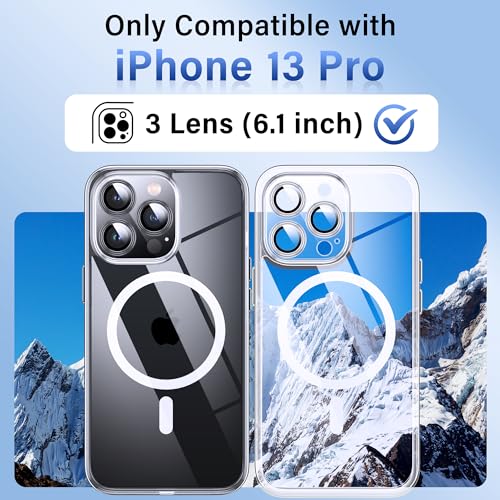 Coque iPhone 13 Pro transparente avec protection objectif intégrée