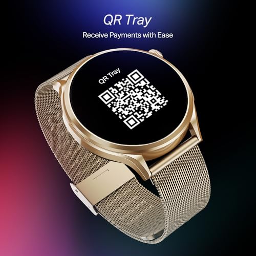 boAt Lunar Discovery Pro Rose Gold Smart Watch - Image 5