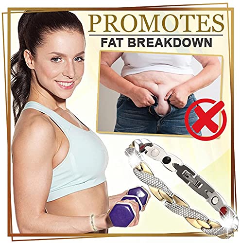 Magnetische armband, 2 stuks, elegante magneetveldtherapie Fit Plus armbanden, anti-vermoeidheids-armband voor mannen en… - Image 4