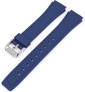 時計ストラップ カシオフィット G-Shock F-91W/F84/F105/108 A-158/168 AE-1200/1300 18mm カラフルなシリコンリストバンドブレスレットアクセサリー時計ストラップ (色 : ブルー、サイズ : 18mm)