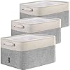 BALEINE 3 Pack Fabric Storage Bins ...