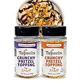 Ice Cream & Dessert Toppings By Topzels, Sweet Combo - Includes Two Flavors | 3.5 Oz (Pack of 2) | No Artificial Flavors, Colors or Preservatives, Crushed Pretzels, Adds Crunch & Bold Flavor