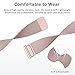 Strap compatible with Samsung Galaxy Watch 4 Strap 40mm 44mm, Galaxy Watch 4 Classic Band 42mm 46mm, 20mm Stainless Steel Metal Bracelet with Enhanced Magnet for Samsung Watch 4 (20mm, Rose pink)