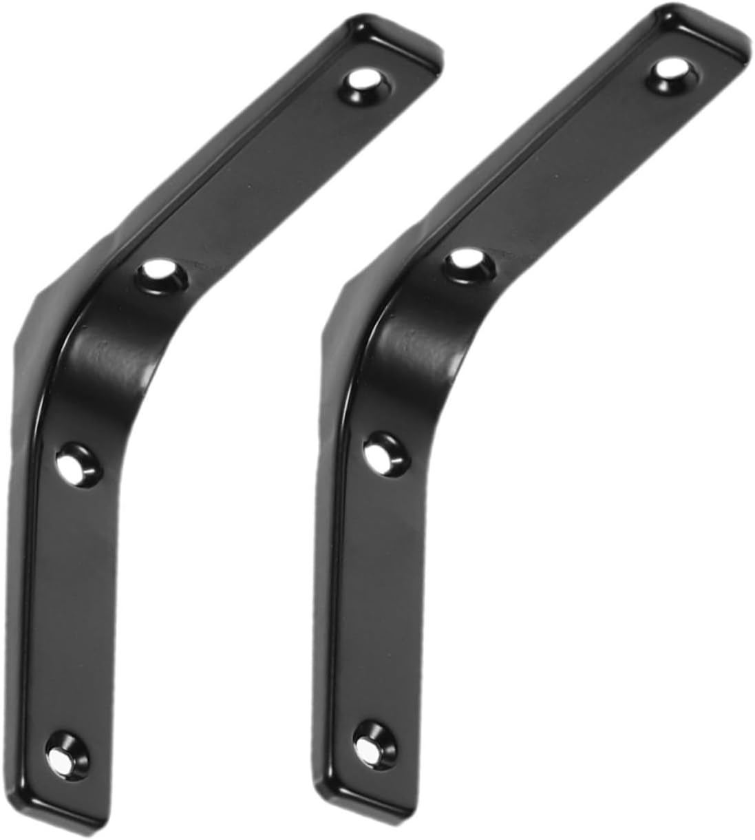2pcs Heavy Duty Angle Brackets for Shelves Sturdy Wire Shelf Support Bracket for Cabinets Wardrobes and Furniture Reinforcement