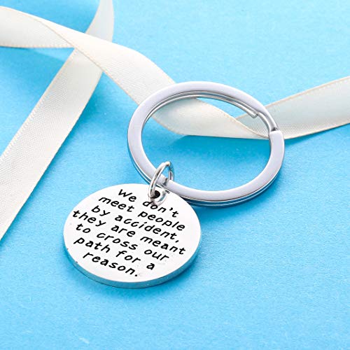 Nimteve Coworker Leaving Gifts For Colleague Friend Boss Goodbye Farewell Gifts Going Away Thank You Keychain Retirement Gifts For Boss Coworkers (Cross Our Path For A Reason) #TOP3