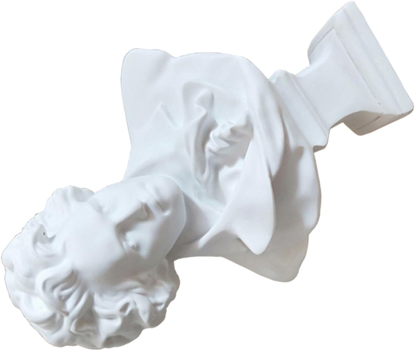 Classical Bust Sculpture Resin European Style White Figure for Home