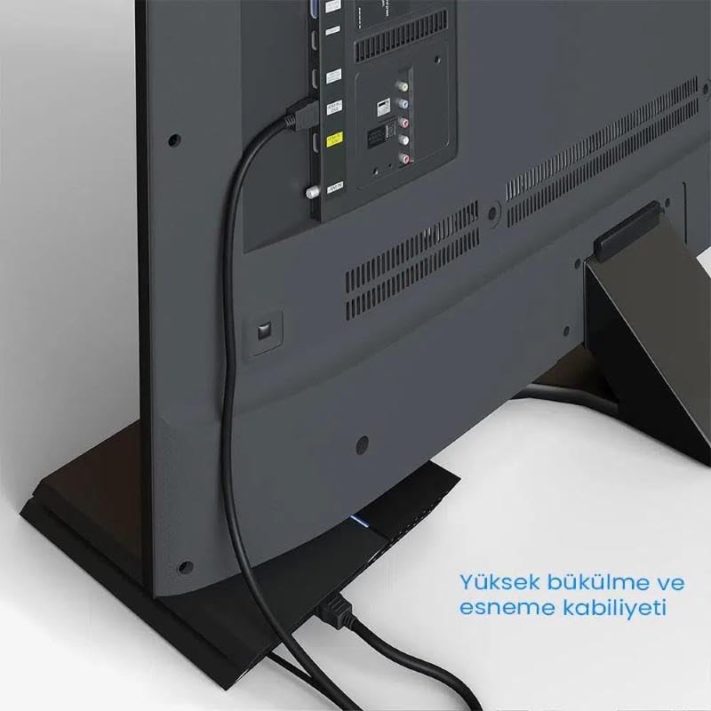 50 cm HDMI Kablo - v1.4b - Full HD 3D 1080P 144Hz - Görüntü, Ses ve İnternet Aktarım Premium HDMI Kablosu