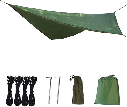 Tent Tarp Waterproof Tent Tarp Outdoor Camping Hammock Travel Canopy Sunshade Floor Mat Garden Beach Awning Sun Shade230x210cm