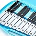 MYEONGCHANG 25note Glockenspiel, Xylophone for Kids and Adult Purcussion Instrument [Made in KOREA] (Blue-Piano)