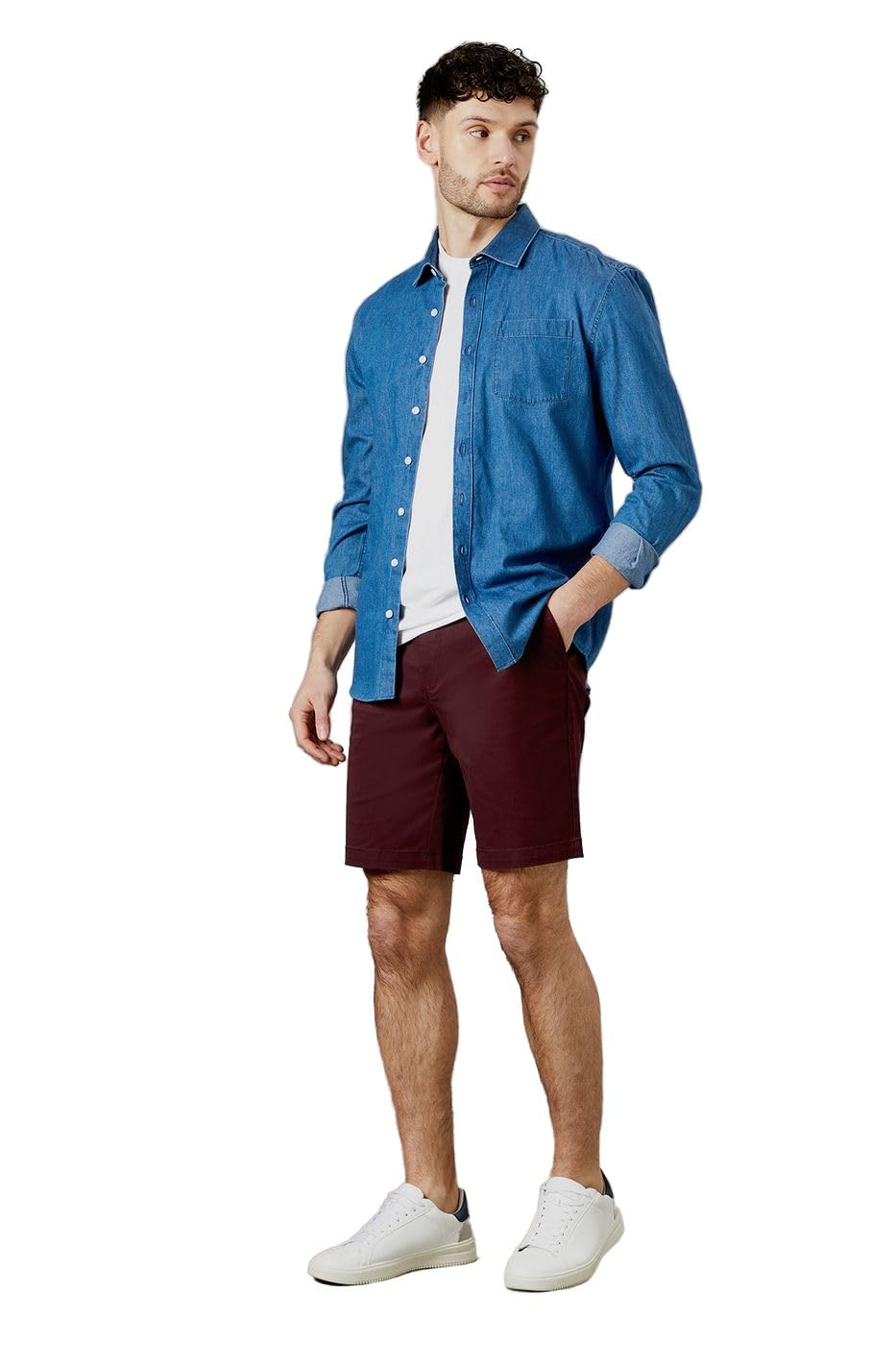 Burton Men's Chino Shorts - Burgundy - Size 34