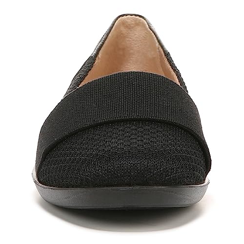 Lifestride Women's Naomi Slip-On Loafer, Black Knit, 10 Wide #TOP2
