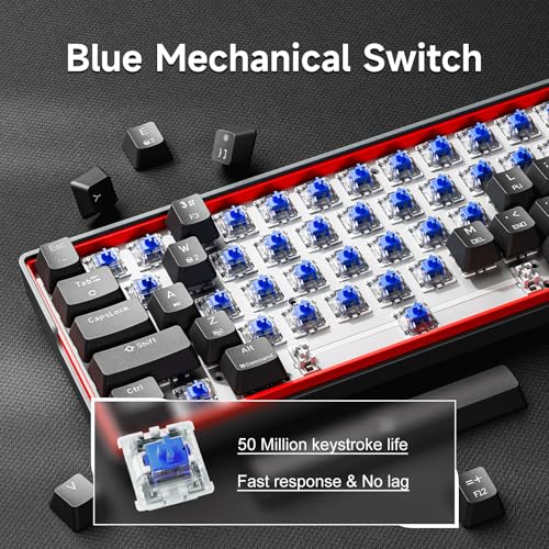 Teclado Gamer K61SE Mecánico 60% USB-C RGB miniatura 3