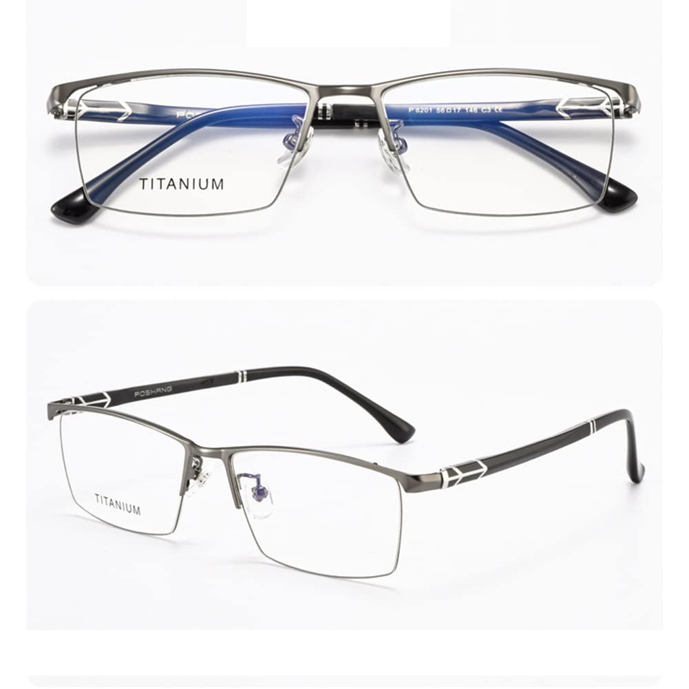 RICCIE Progressive multifokale Herren Lesebrille mit HD Harzgläsern, photochrom den Außenbereich Sonnenbrille / UV400 Dioptrie +1,0 bis +3,0,01,+2.5