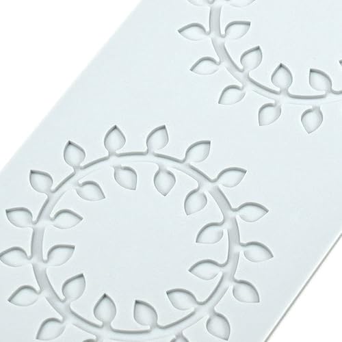 Miniatura 9 de Molde de encaje de hojas huecas 3D, molde de encaje de silicona con formas de flores de múltiples hojas para decoración de pasteles, tapete de