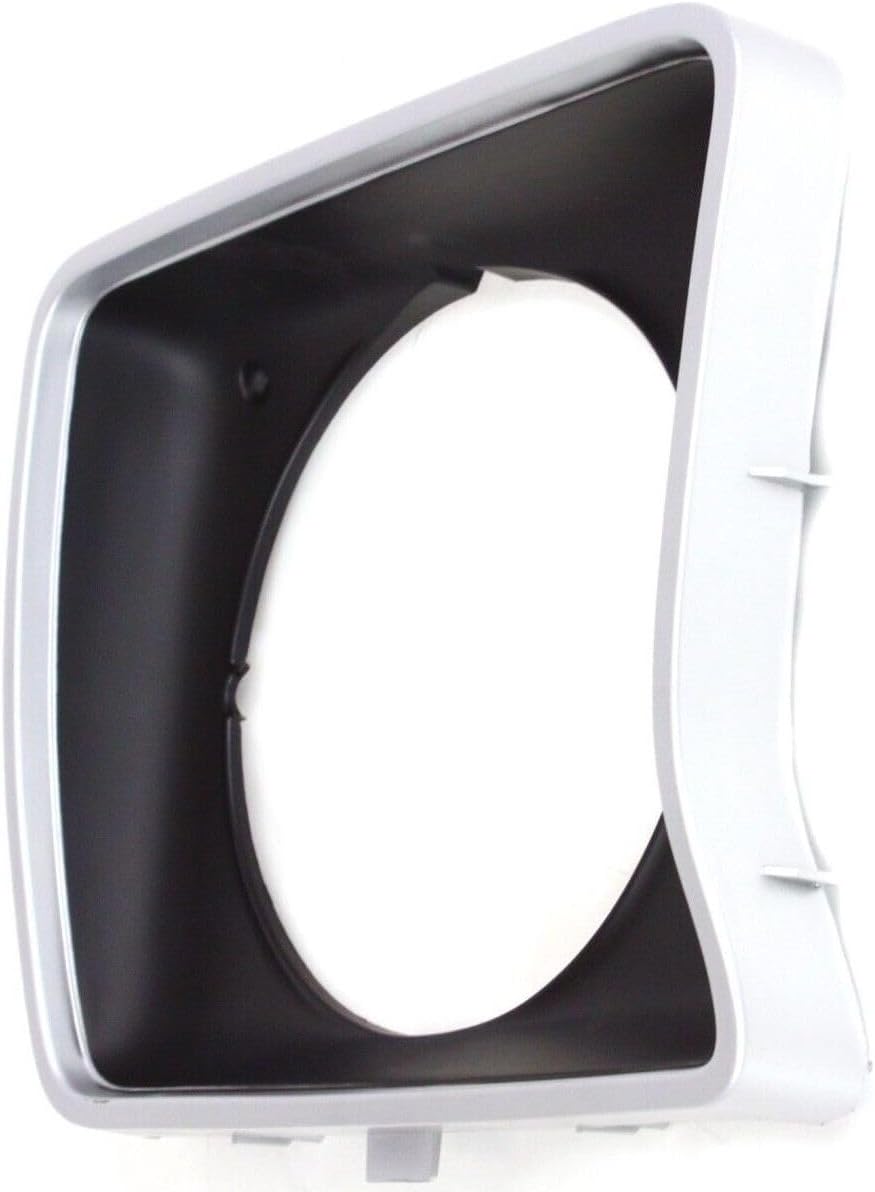Headlight Door Bezel Doorezels Set of 2 Left-and-Right for Ford for F350 1978-1979 Pair Black