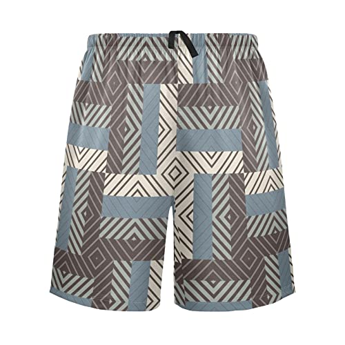 Reviews y listado de Mosaicos geométricos modernos los 7 más buscados. 29 linqin Pantalones de pijama para hombre, pantalones cortos atléticos, rayas, mosaico, geométricos, pantalones de dormir, Rayas Mosaico Geométrico, Large