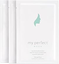 My Perfect Sheet Mask, Penny Lane, 3 Pack Cotton Serum-Soaked Masks Hydration Boosting and Re-Energising with Hyaluronic Acid Skincare Serum Instant Results Anti-Ageing Multipack As Seen on TV