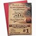 OKKBgo Father's Day Card for Basketball Dad, Funny MVP Basketball-Themed Card from Kids, Admit One Ticket Design