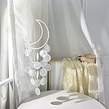 Zoom IMG-1 scacciapensieri bianco madreperla conchiglie acchiappasogni