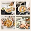 T-fal Ingenio Essentials Cookware Set with Detachable/Removable Handle 11 Piece, Granite Titanium Non Stick, Induction, Oven Broiler Safe 500F, Stackable, Pots and Pans Set, RV Camping, Fry Pans Beige #3