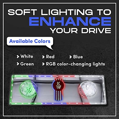 Accesorio compatible con luces de techo Kenworth para camión miniatura 4