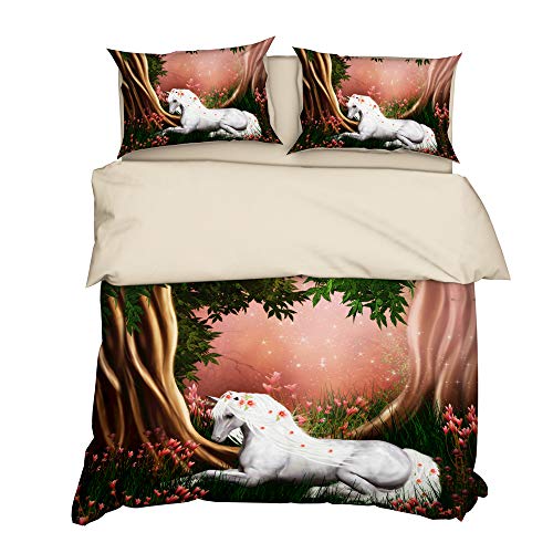 Fansu 3D Juego de Ropa de Cama 3 Piezas