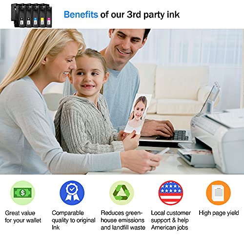 Cartlee Set Of 5 Compatible High Yield Laser Toner Cartridges Replacement For Dell C1660, C1660W, C1660Cnw, 1660, 1660W, 1660Cnw 4G9Hp Printers (2 Black, 1 Cyan, 1 Magenta, 1 Yellow) #TOP1