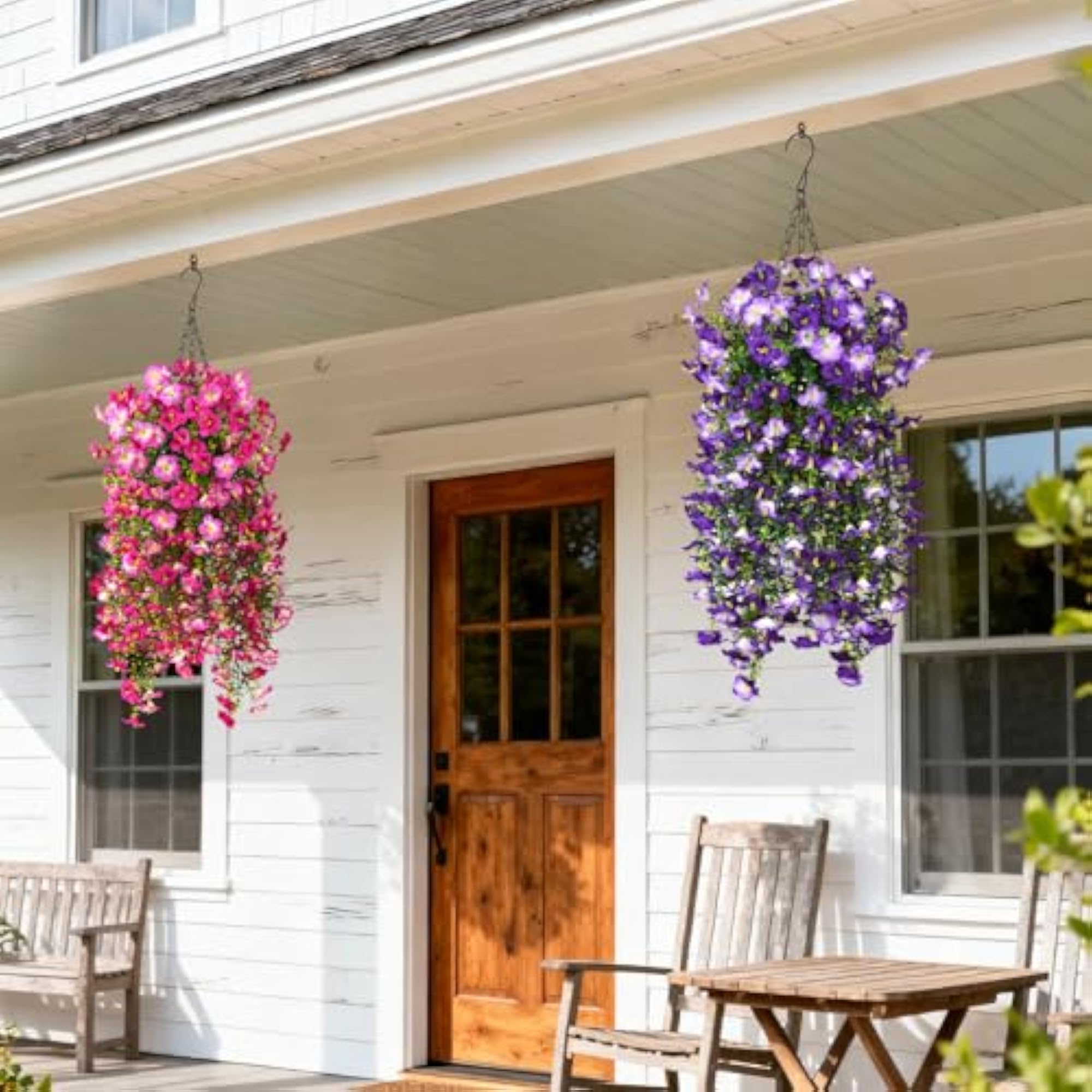 Artificial Hanging Flowers for Outdoor Decoration