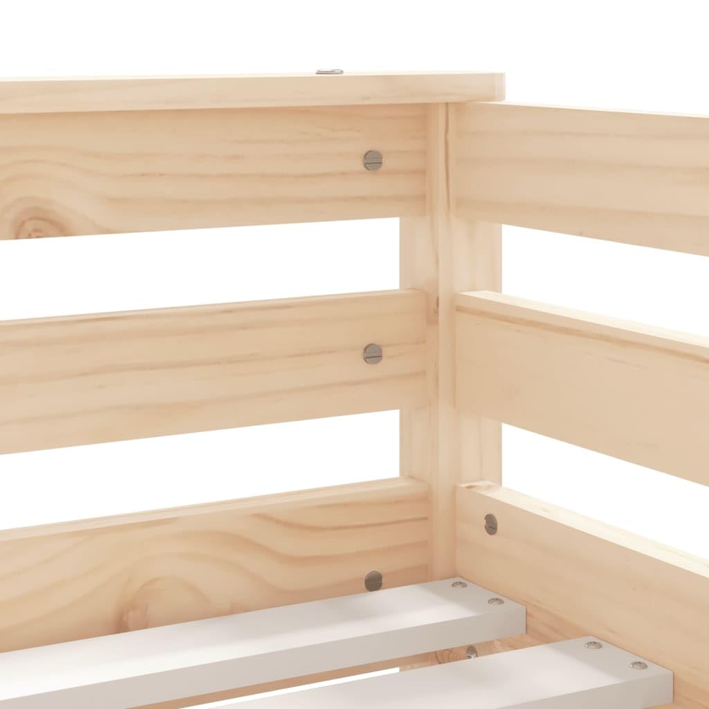 vidaXL Estructura de Cama para Niños con Cajones, Somier con Almacenaje, Cama Infantil, Mueble para Dormitorio, Madera de Pino 70x140 cm
