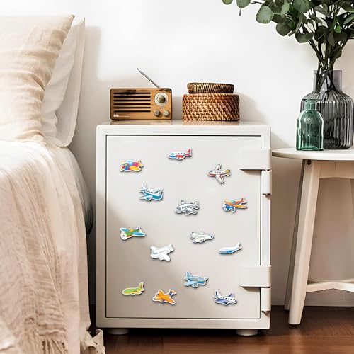 Imanes decorativos de avión, pack de 20 piezas miniatura 5