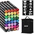 Produktbild Shuttle Art Textilstifte Waschmaschinenfest, 40 Farben Textilmarker Set mit Doppelspitzen, Stoffmalstifte Waschfest, ungiftig und säurefrei, für T-Shirts, Beutel, Sportschuhen, Jeans geeignet