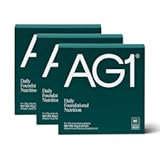 AG1 Athletic Greens Greens Powder Supplement, Improve Gut Health, Multivitamin, Probiotic, Gluten Free, Vegan and Keto Friendly, 75 Vitamins (Travel Packs, 15 Count) - Classic Formula