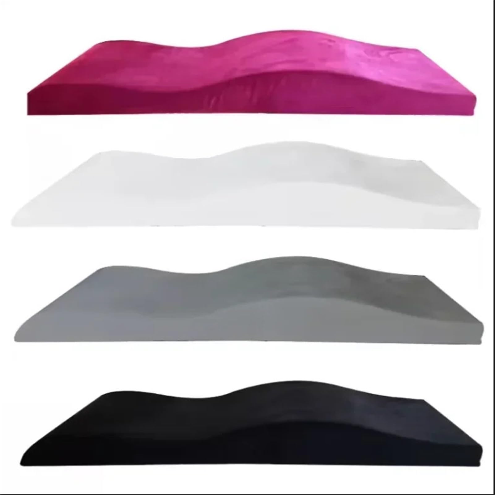 LUKYWANG Lash Bed Mattress Eyelash Anatomical Mattress Wave Foam Sponge Lash Bed Mattress Eyelash For Lash Bed Eyelash Mattress(White,180 60CM)