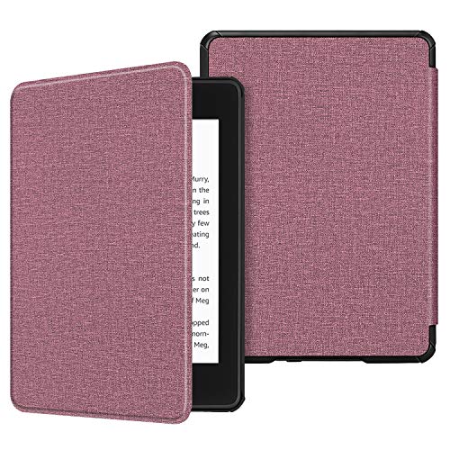 Image of Fintie Slimshell Case for 6 inch Kindle Paperwhite (10th Generation, 2018 Release) - Premium Lightweight PU Leather Cover with Auto Sleep /Wake for Amazon Kindle Paperwhite E-Reader, Plum