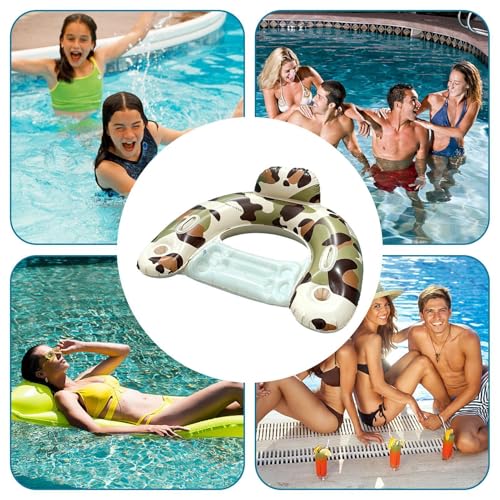 Jouet portable de piscine gonflable avec appuie-tête pour la baignade