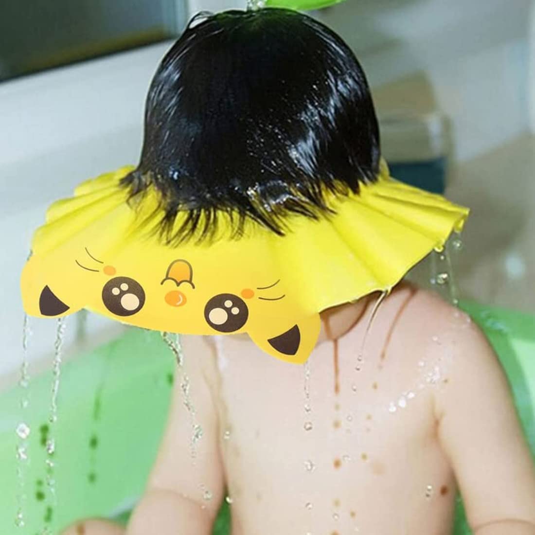 Cuffia Doccia Per Bambini - Proteggi Occhi E Orecchie | Regolabile E Riutilizzabile - Foto 5