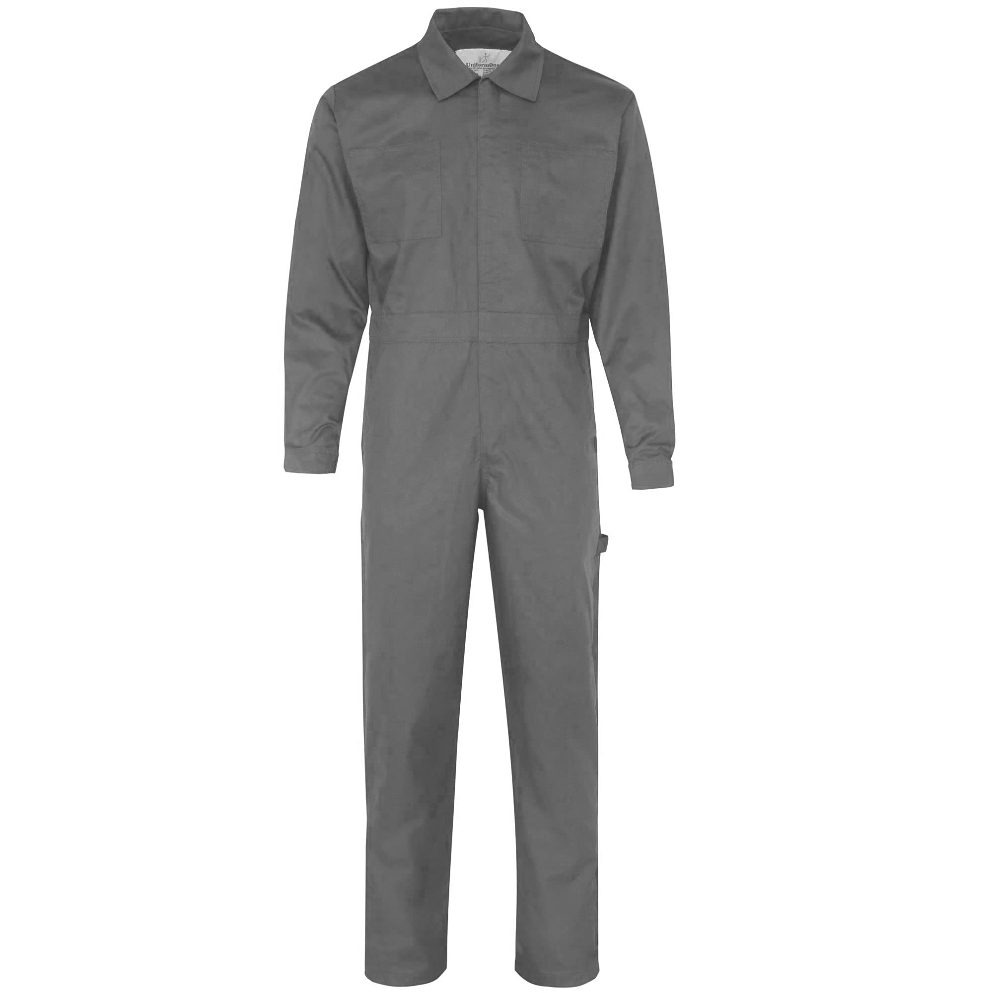 H beauty＆youth cotton coverall 100% COTTON COVERALLS - Zip-up