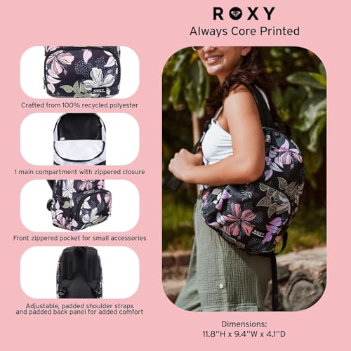 Image of Roxy Women's Always Core Backpack | Travel | Everyday Carry | Beach | Polyester | 8L Capacity - Sun Chaser Ginger Snap