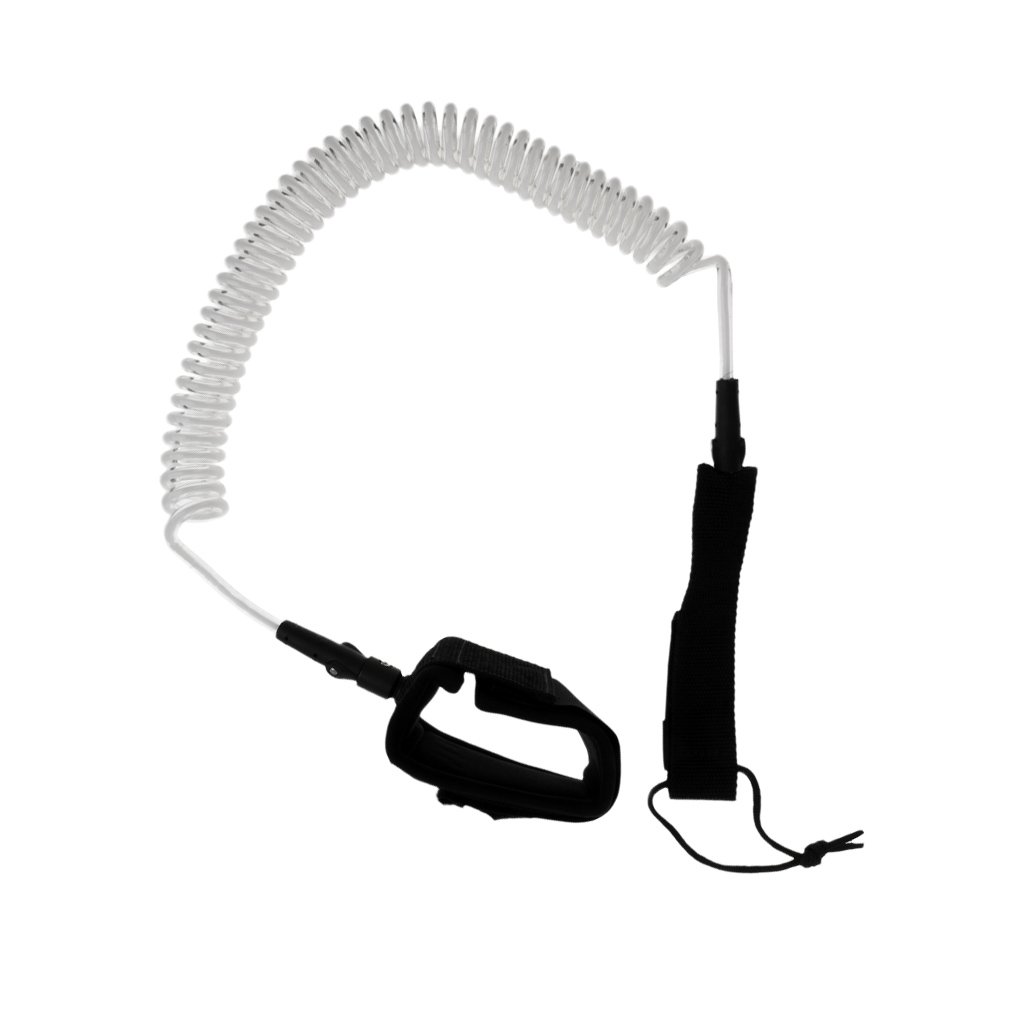 Surfbrett-Leine, SUP-Board, Spiralschnur, Beinseil, Doppelwirbel, 1,8 m, 3 Stück