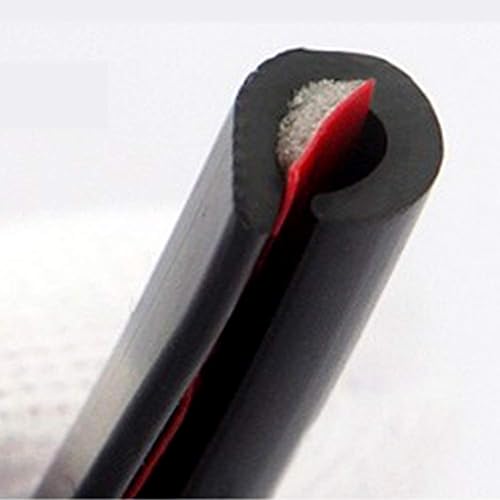 Miniatura 2 de Queenbox Tira universal de protección de borde de puerta de automóvil, protector de sello de goma y tira protectora para automóviles, puertas,