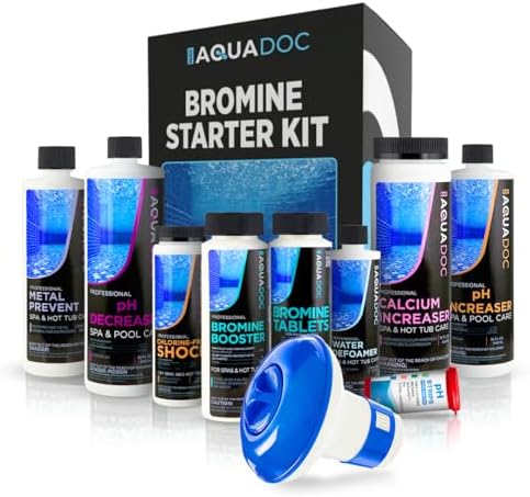 AquaDoc Bromine Hot Tub Starter Kit – Complete Spa Chemicals Kit