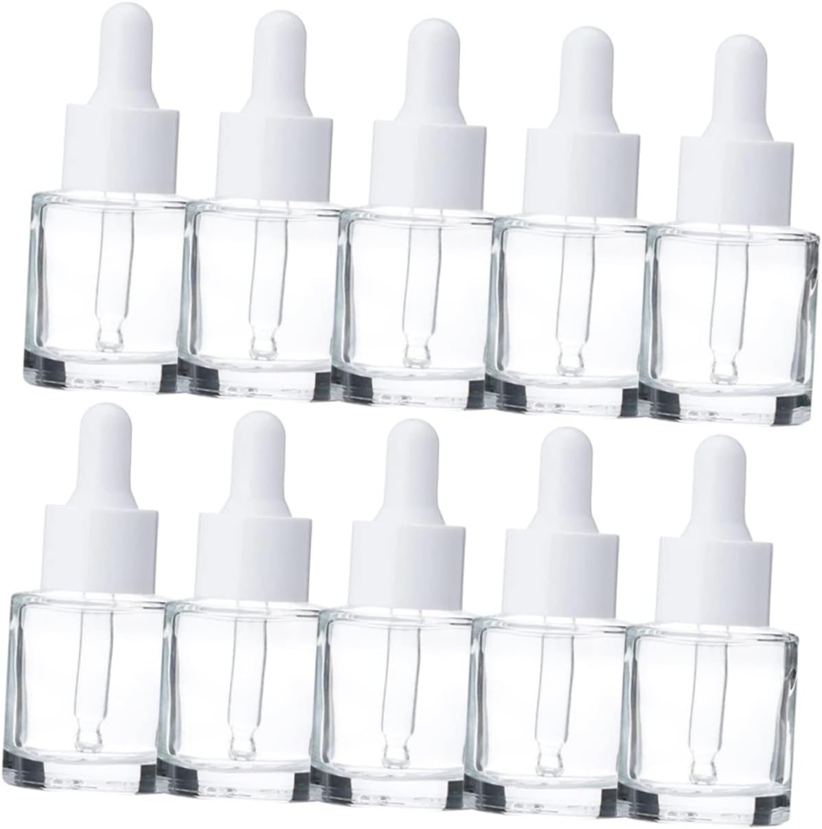 20pcs Leakproof Dropper Bottles Essential Oil Dispensers Glass Pipettes for Perfume Aromatherapy and Diy Blends Design Travel-friendly