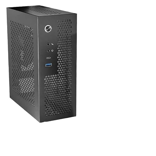 A4 �~�j HTPC �|�[�^�u�� �R���s���[�^�ƌ݊���������APCIe 2.5 �C���` SSD ���T�|�[�g�A�t���L�V�u�� �p���[ �P�[�X��������R���p�N�g�ȎY�Ɨp PC(Black Type-C)