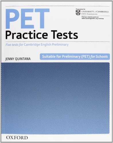  Pet practice tests. Without key. Per le Scuole superiori