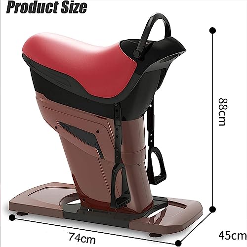 Máquina Eléctrica para Ejercicios Abdominales con Vibración, Entrenador de Fitness con Interruptor de Seguridad (Rojo) miniatura 6