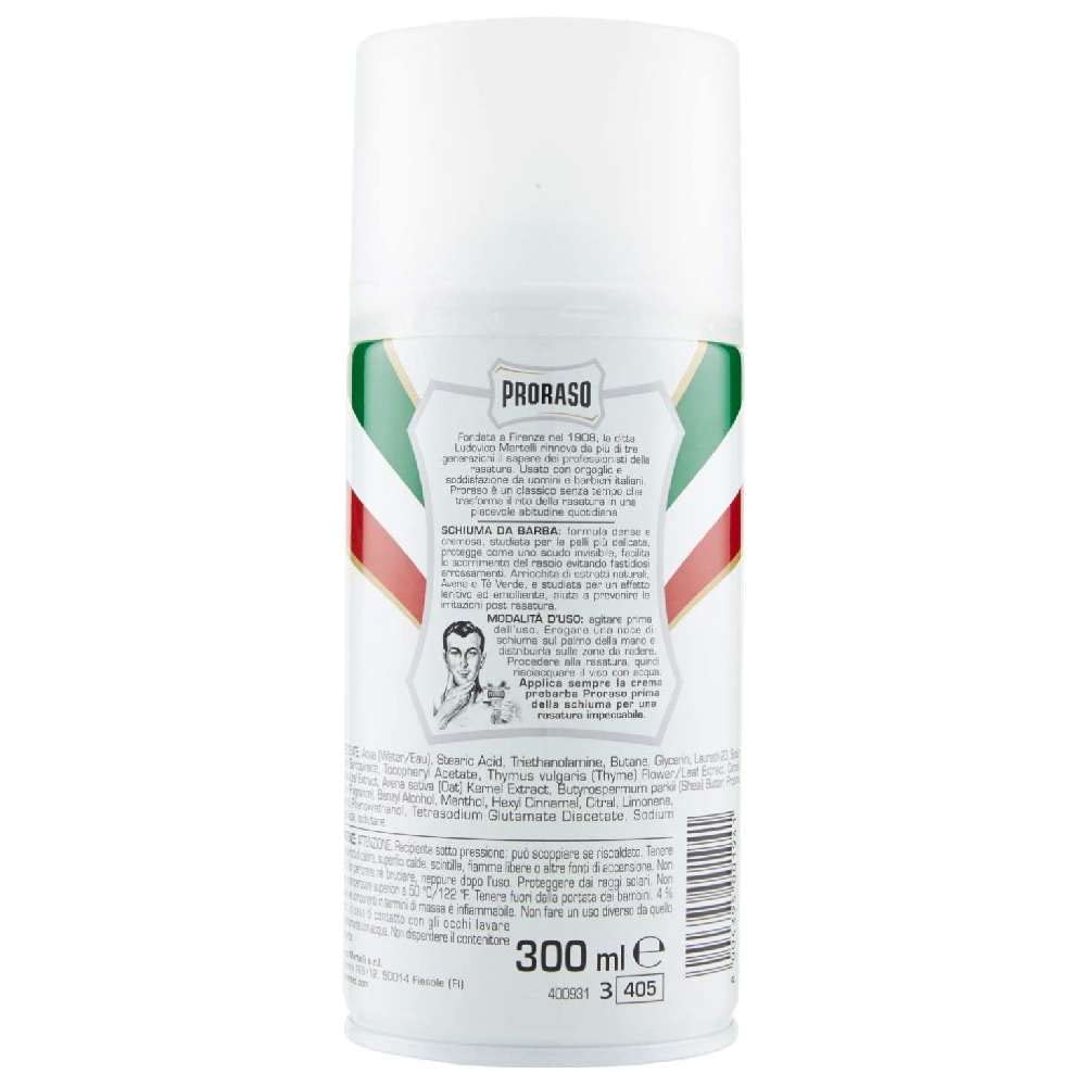 12 x PRORASO Sch.Da Broda Anti-Irrit.Owies&The V.Bianca 300 Ml
